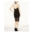 thumbnail image 2 of Bardot Womens Lace Sheath Dress, Black, Small, 2 of 2