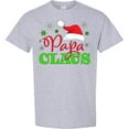 thumbnail image 3 of Inktastic Papa Claus with Christmas Santa Hat and Snowflakes T-Shirt, 3 of 5