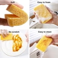 thumbnail image 5 of Zomyto Cleaning Scrub Sponge- Compressed Cellulose Sponges Non-Scratch Natural Sponge for Kitchen Bathroom Cars, Funny Cut-Outs DIY, 5 of 8