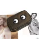 thumbnail image 2 of Bolsa de maquillaje cuadrada hecha a mano, nailon impermeable con cuero, ligera, portátil, para lápiz labial, marca china, Stock AE, 2 of 5