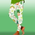thumbnail image 3 of WILLBEST Mallas Estampadas Informales Para Mujer, Leggings de Yoga de Cintura Alta, Suaves, Transpirables, Para Entrenar, Correr, Pantalones Deportivos Elásticos Chica, 3 of 4
