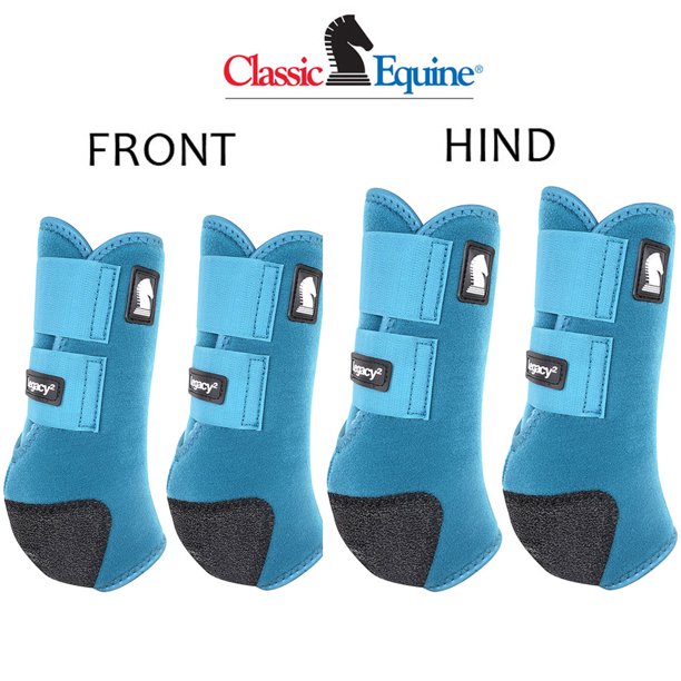 2TLM Medium Classic Equine Legacy2 Horse Front Hind Sports Boots 4