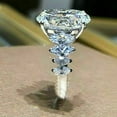 thumbnail image 3 of Rings for Women Fashion Gorgeous Super Large Zircon Temperament Shiny Ladies Ring Ring Size 5-11 Gift for Women, 3 of 6