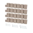 thumbnail image 6 of Faux Stone Landscape Edging - 47.2" Lawn Border, Flexible Garden Edging with Spikes - Realistic Brick Look for Driveways, Walkways, Flower Beds - Beige, 6 of 9