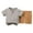 Grey, variant on Baby Boy Outfit Boys' Active Shorts Set - 2 Piece Performance T-Shirt and Shorts - Athletic Clothing Set for Boys 12 18 Months (Blue,12-18 Months)