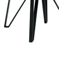 thumbnail image 6 of GDF Studio Mid-Century Modern Round Dining Table with Metal Hairpin Legs and Open Shelf, Light Ash, 6 of 8