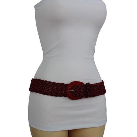 Giselle Black Braided Elastic Belt main image 1