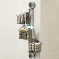 thumbnail image 3 of Wall Mounted Organizer - Suction Cup Rotating Storage Container for Kitchen Bathroom Shower Room Versatile Food Storage Solution, 3 of 8