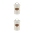 thumbnail image 1 of Contenedores de almacenamiento de cocina Advancent Tarros duraderos a prueba de fugas 2Conjunto Beige café, 1 of 6