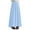 Light Blue-03, variant on REALiKUN Women's Casual Elastic High Waist Flowy Hem A Line Maxi Skirt with Pockets