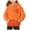 Orange, variant on Povozer Girls And Toddler Long Sleeve Zip Up Hoodie Sweatshirt,Girls Fleece Pullover Hooded Sweatshirt Hoodie For Teen Girl Winter Button Jacket Coat with Pocket Size 5-6 Years,Light Green