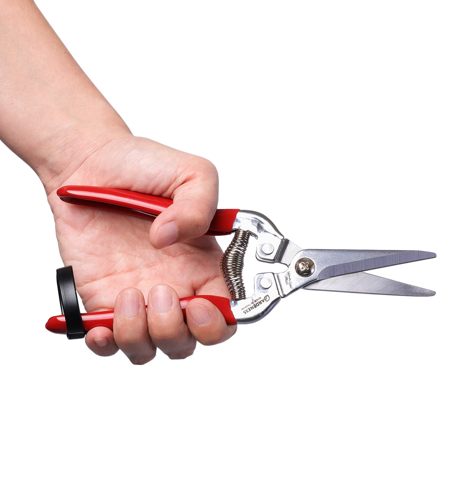 Fiskars Softouch Micro-Tip Pruner, Garden Hand Outdoor Cutter, Non