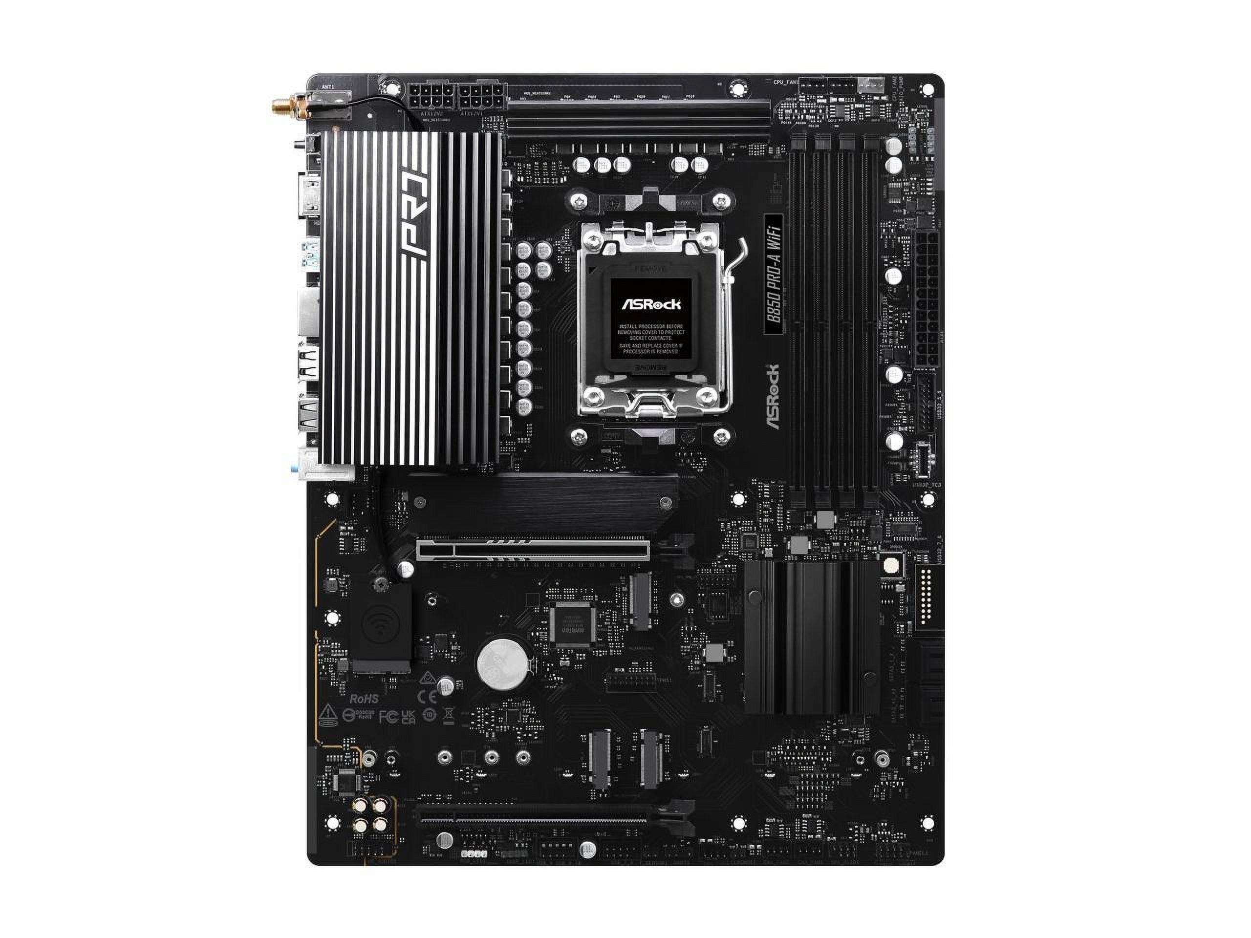 ASRock B850 PRO-A WIFI AM5 AMD B850 SATA 6Gb/s ATX Motherboard