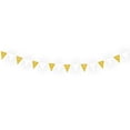 thumbnail image 2 of Banderin Calado DECORAMEC PAPEL PICADO Toda Ocasion 5 tiras de 8 metros Flores Amarillo con Blanco, 2 of 6