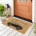 thumbnail image 2 of Dsscvnef Spring Welcome Door Mat With Non Backing Flower Seasonal Door Mat for Outdoor Farmhouse Door Mat Decoration Welcome Doormat Rug and Mat Funny Home Soft Fuzzy Rug Large Knitted Blankets, 2 of 4