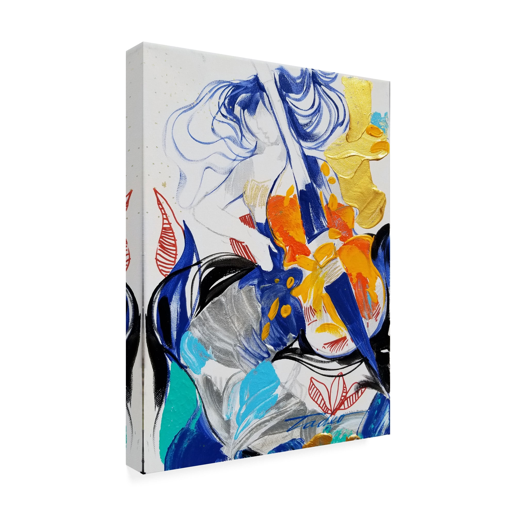 Trademark Fine Art 'Viola Lesson' Canvas Art by Tadeo Zavaleta