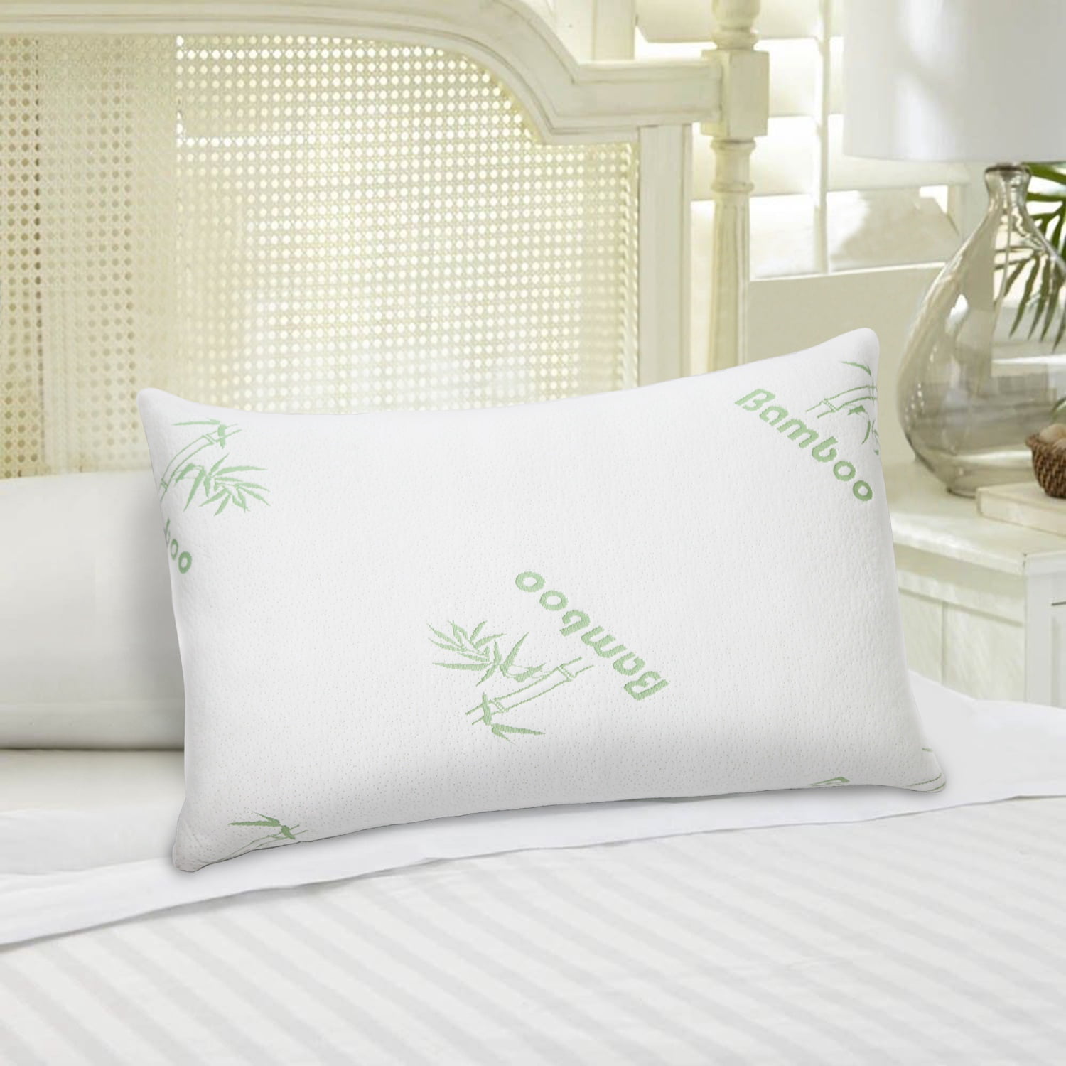 Premium Bamboo Hypoallergenic Memory Foam Pillow – Linen House