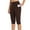 Brown, variant on SwiftWear Women's High-Waist Tummy Control Leggings Capri Pants with Pockets - Stretchy Wear for Yoga, Gym