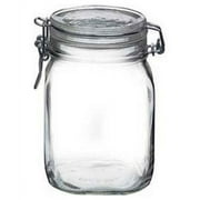 Bormioli Rocco Fido Clear Jar, 169 Oz.