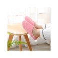 thumbnail image 3 of Women Lady Indoor Slippers Cotton Warm Bedroom Furry Slippers Anti-Slip Shoes, 3 of 5