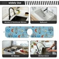 thumbnail image 6 of Rockets Cartoon Galaxy with Planets and Sky Objects 2PCS Faucet Absorbent Mat Kitchen Faucet Sink Splash Guard Microfiber Cloth Faucet Splash Catcher Water Absorbent Mat for Kitchen Sink, 14"x5", 6 of 7