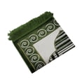 thumbnail image 2 of Premium Extra Long Tall Forest Green Prayer Mat Tall Sajada Soft Janamaz Mat, 2 of 4