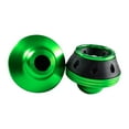 thumbnail image 4 of DYNWAVECA Generic Front Fork Wheel Frame Sliders Motorcycles Falling Protector Aluminum Motorcycle Fork Cup Replacement Easy to Install Green, 4 of 9