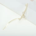 thumbnail image 3 of Unique Bargains 1 Pc Hair Clips Cute Pearl Elegant Butterfly Pendant Hair Clip Hairdo Clip Gold Tone White, 3 of 5