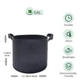 thumbnail image 6 of OGOTIP 10 Gallon Plant Grow Bags  Heavy Duty Thickened Nonwoven Fabric Pots with Handles Black, 6 of 8