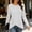 White, variant on Njagoc3 Women’s Long Sleeve Shirts Waffle Knit Tunic Top | Wrap Buttons Side,Soft Lightweight Sweater,Cute with Leggings,Fall Spring Outfits for Work Travel All Day Wear