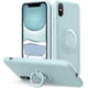 thumbnail image 1 of for iPhone Xs/X Case Kickstand | Baby Grade Liquid Silicone | 10ft Drop Tested Protective, Microfiber Lining Shockproof Full-Body Cover Case for iPhon, 1 of 4