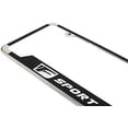 thumbnail image 2 of Lolosale Carbon Fiber Vinyl Decal Stainless Steel Metal F Sport Sport License Plate Frame Cover Holder for Lexus F-Sport (2), 2 of 4