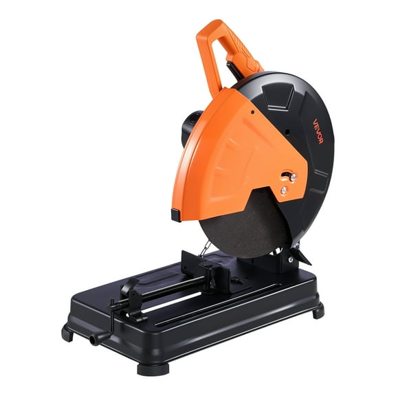 VEVOR Chop Saw, 14-inch Abrasive Wheel, 2000 W Motor, 3500 r/min Speed, 0-45° Adjustable Cutting Angle, Metal Cutting Chop Saw for Metal Square and Flat Tubes, I-Shaped Steels, Channel Steels