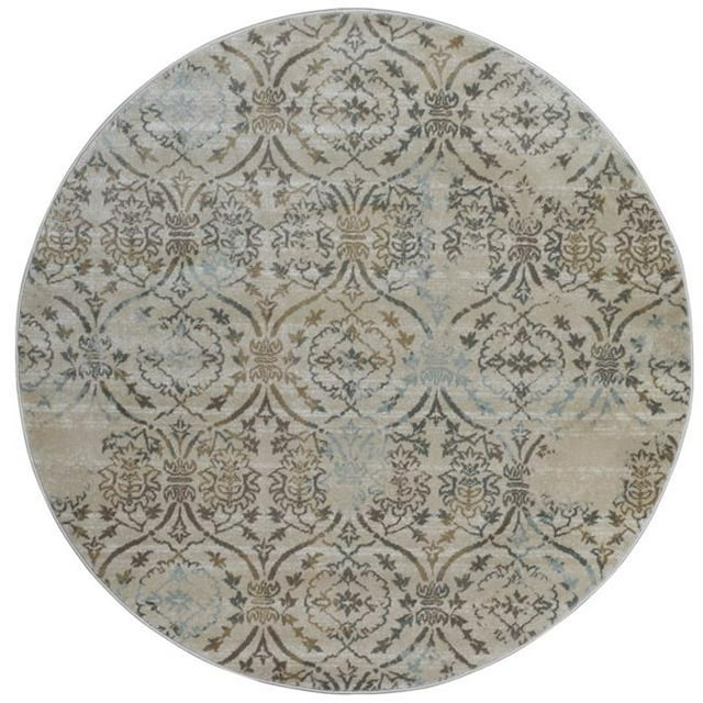 Radici 3746-1015-BEIGE 7 ft.10 Round Pisa Area Rug - Beige