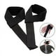 thumbnail image 4 of Correas de levantamiento de pesas para hombre y mujer, soporte de agarre de mano, correas de levantamiento de muñeca, entrenamiento de fuerza, Fitness, 1 par, 4 of 5