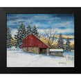 thumbnail image 2 of Redding, James 14x12 Black Modern Framed Museum Art Print Titled - Stovers Mill Barn, 2 of 5