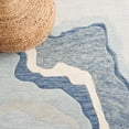 thumbnail image 5 of SAFAVIEH Rodeo Ruadhan Abstract Wool Area Rug, Ivory/Navy, 5' x 8', 5 of 7