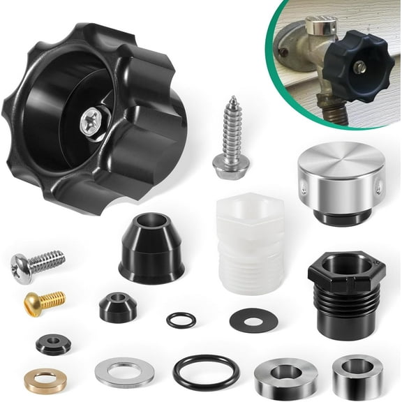 630-8500 Wall Hydrant Complete Service Repair Kit Replaces for Prier 300, 400 & 500 Series Mansfield Style Hydrants for Diamond 300 & 400 Series Wall Hydrants