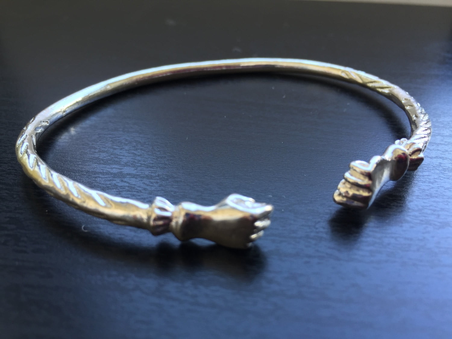 Sterling silver fist sale bracelets
