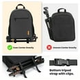 thumbnail image 3 of TARION Camera Bag Professional Camera Backpack Case with Laptop Compartment Waterproof Rain Cover for DSLR SLR Mirrorless Camera Lens Tripod Photography Backpack for Women Men Photographer Black TB-S, 3 of 7
