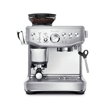 Breville - Barista Express Impress Espresso Machine - Brushed Stainless Steel