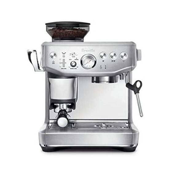 Breville - Barista Express Impress Espresso Machine - Brushed Stainless Steel