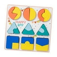 thumbnail image 1 of Wooden Jigsaw Puzzles Children Early Education Learning Toy Montessori Toy for 1 Math, 1 of 8