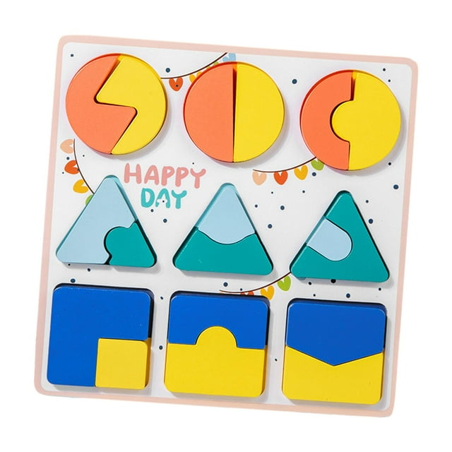 Wooden Jigsaw Puzzles Children Early Education Learning Toy Montessori Toy for 1 Math
