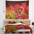 DESIGN ART Designart 'Small Red Flowers in Spring Photo' Floral Wall