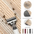 thumbnail image 6 of Area Rug 4x6ft, Farm Lattice Houndstooth Pattern Washable Rugs for Living Room Bedroom, Rustic Beige Khaki Plaid Soft Non-slip Area Rugs Rectangle Floor Carpet for Dining Room, 6 of 9
