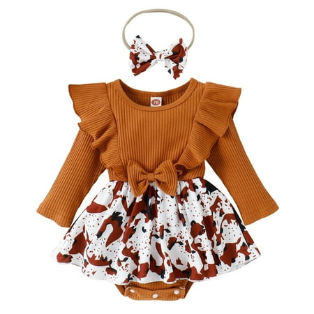 

KI-8jcuD Baby Summer Jumpsuits Girls Long Sleeve Ribbed Leopard Printed Ruffles Romper Bodysuits Headbands Set Baby Easter Dresses 12-18 Months Leotards For Girls Ballet Long Sleeve Preemie Girl Leo