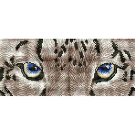 UPC: 4895225915330 | Diamond Dotz Facet Art Kit Intermediate Snow Leopard Spy