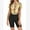 Black, variant on OBEEII Women Swimwear One-piece Swimsuits Chic Printed Modern Swimming Suits Tummy Control Slimming Bathing Suits Training Sport