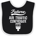 thumbnail image 3 of Inktastic Future Air Traffic Controller Boys or Girls Baby Bib, 3 of 4